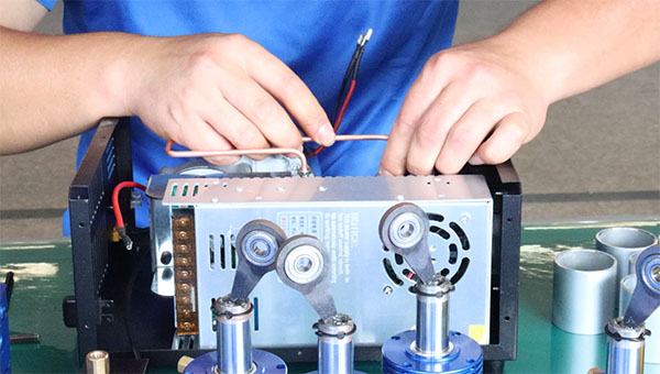 Air compresor for PCP line check Topa company