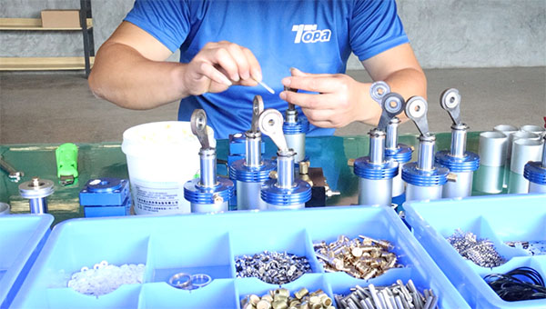 Air compressor for PCP install and check Topa vendor