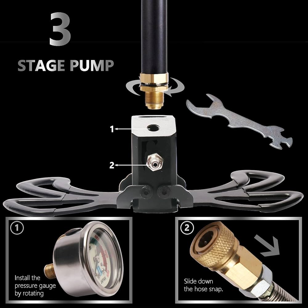 3 stage PCP hand pump Topa manufacturer